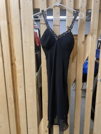 Black cocktail dress