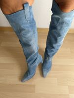 Ermanno Secervino Stiefel Denim made in Italy 39 NP 2000