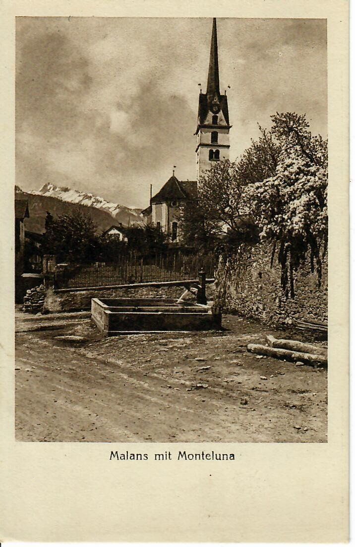 Cartoline postali: Malans mit Monteluna – Usato da Hochdorf venduto da Ziegel-16