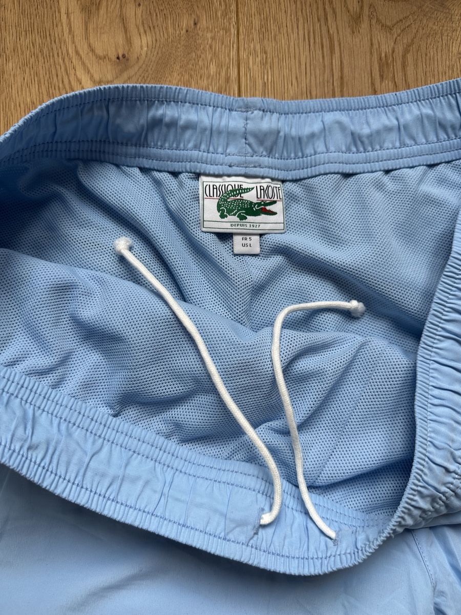 Lacoste Pantaloni: Lacoste Trackpants hellblau – Usato da Düdingen venduto da kleidungsmarktplatz 2