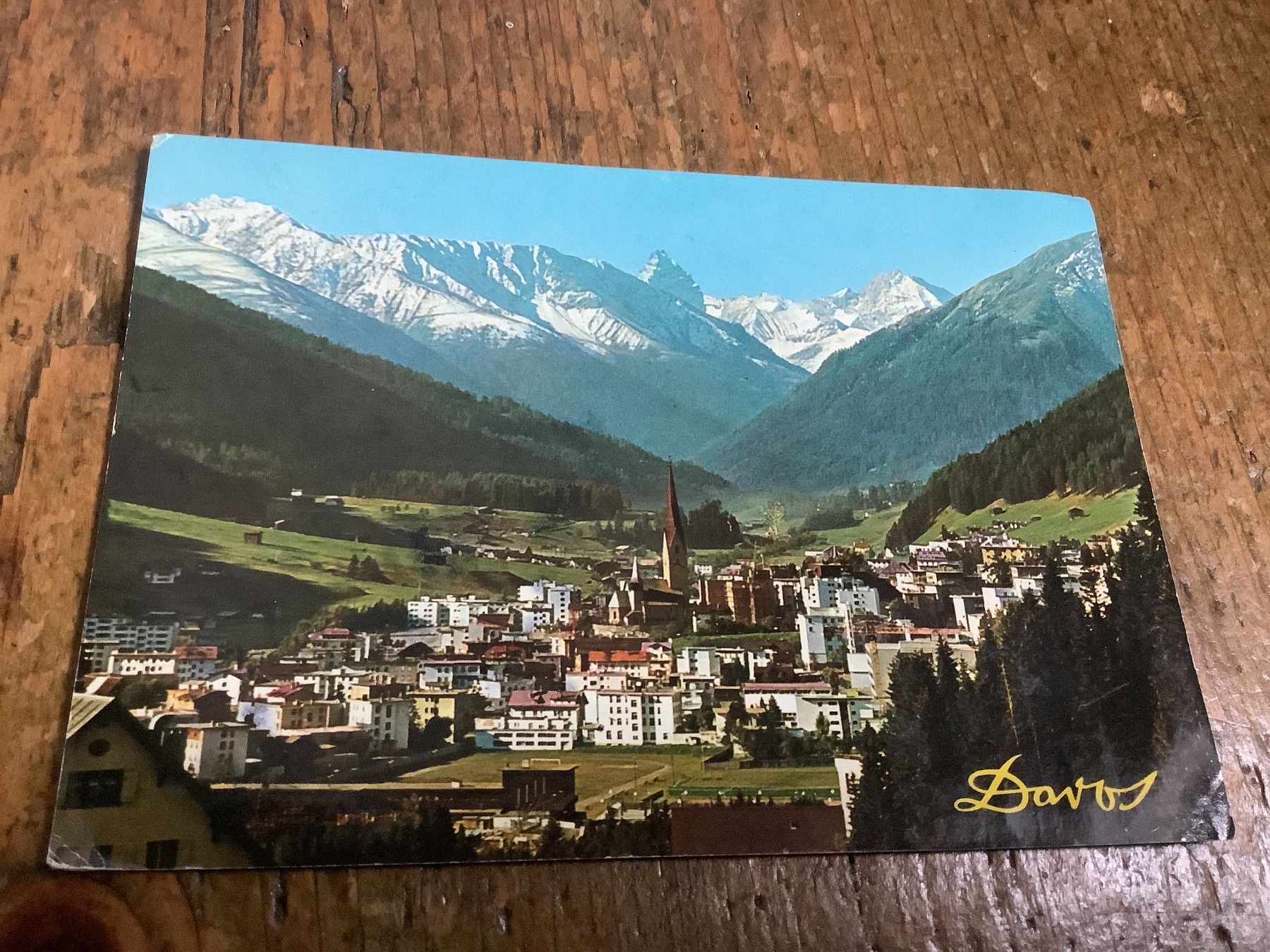 Cartoline postali: Davos – Usato da Flaach venduto da Monisoldshop