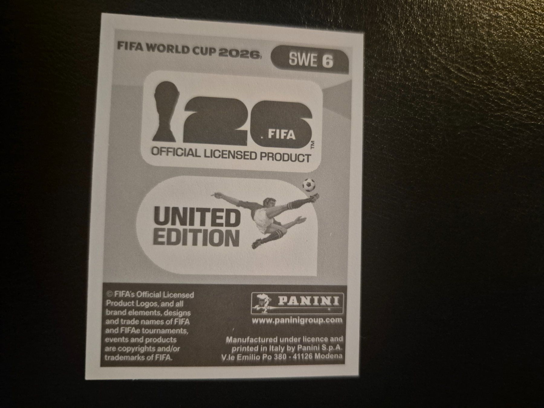 Panini Carte collezionabili: Panini WM 26 SWE 6 – Nuovo (secondo la descrizione) da Rorschacherberg venduto da AJ3108 1