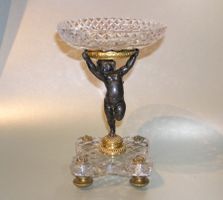 BACCARAT FRANKREICH ZIERSCHALE TAFELAUFSATZ 19 JH.
