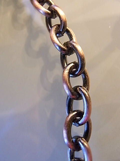 Catenine: 1m Kette Meterware Jasseron 10mm bronze – Nuovo (secondo la descrizione) da Alpnachstad venduto da perlengaby