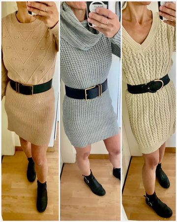 3 Winter dresses S/36
