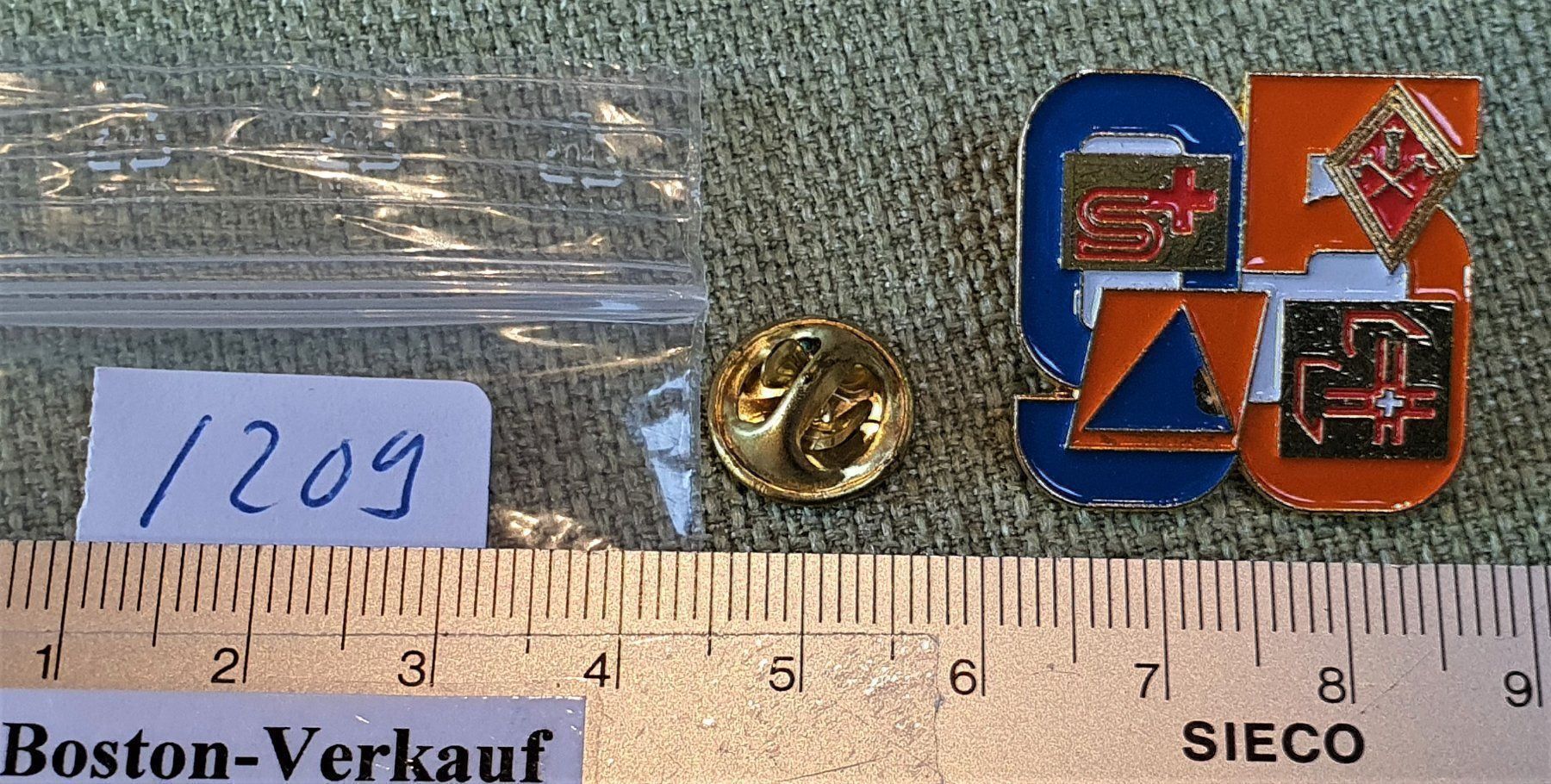 Plaketten & Abzeichen: I209 - Pin Samariter 1995 – Gebraucht aus Reinach BL von Boston-Verkauf 1