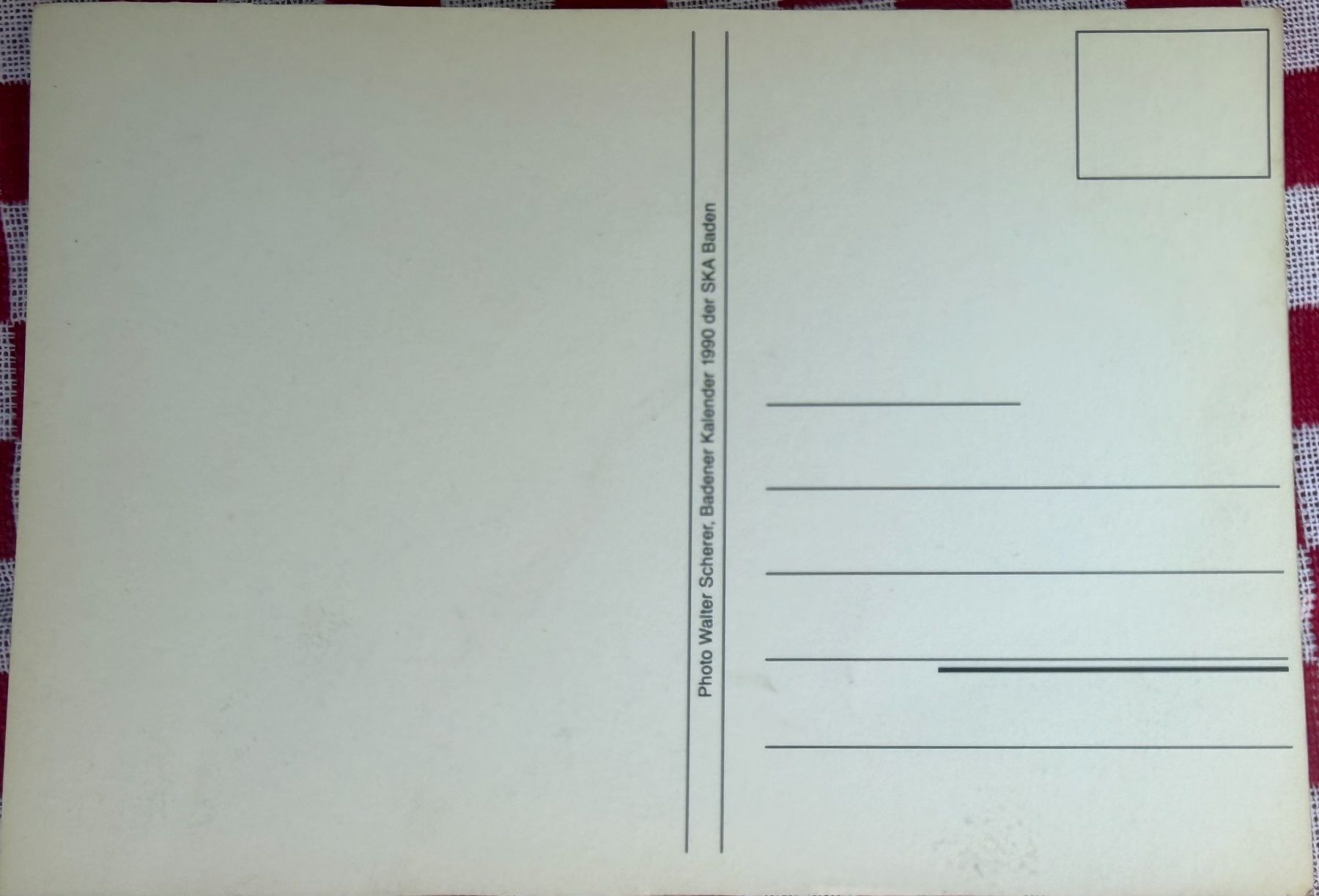 Cartoline postali: BADEN - Altstadt- Ansichtskarte – Usato da Tegerfelden venduto da siebenmacky 1