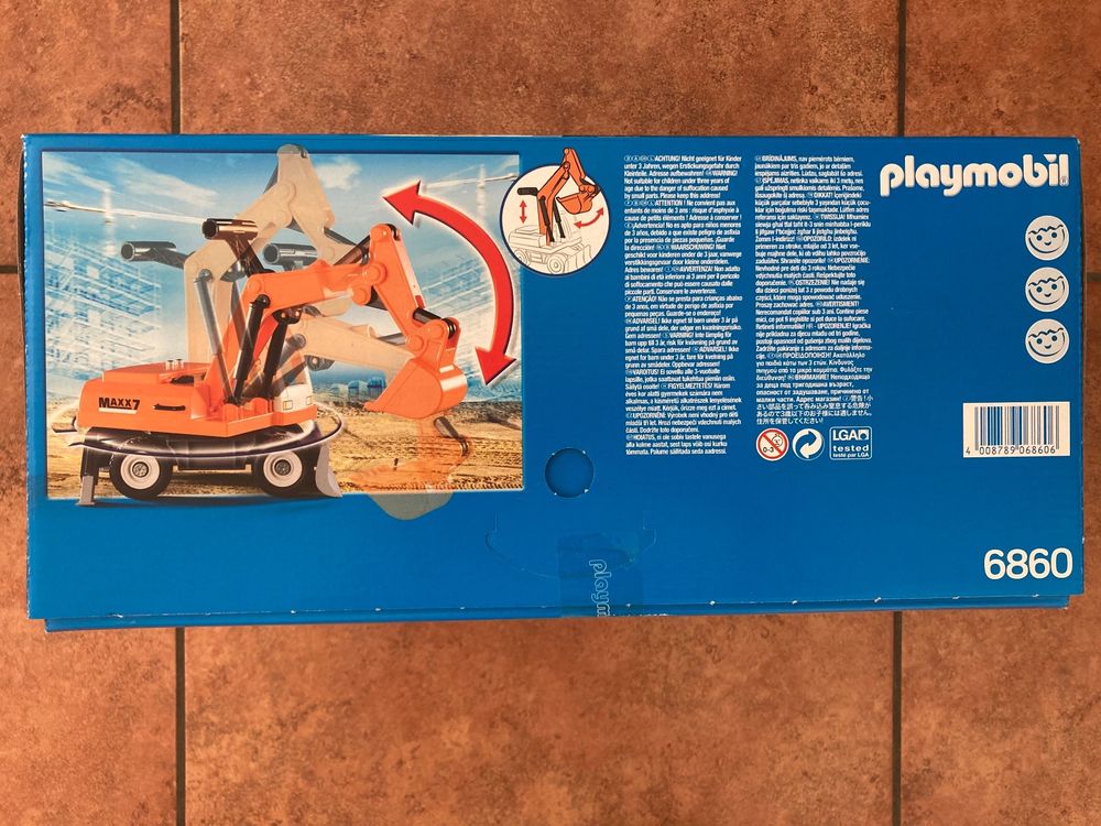 Playmobil 6860 City Action Bagger | Kaufen auf Ricardo