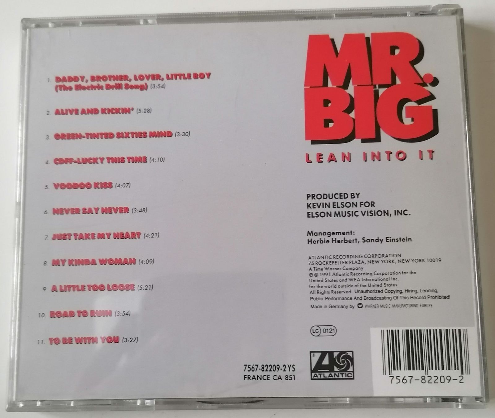 CD: Mr. Big - Lean into it - CD - Hard Rock - Heavy Metal – Usato da Oberurnen venduto da mackrokodile 1