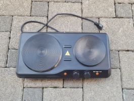 Kochplatte /Doppel / Elektrisch / Schwarz / Emerio / Swiss