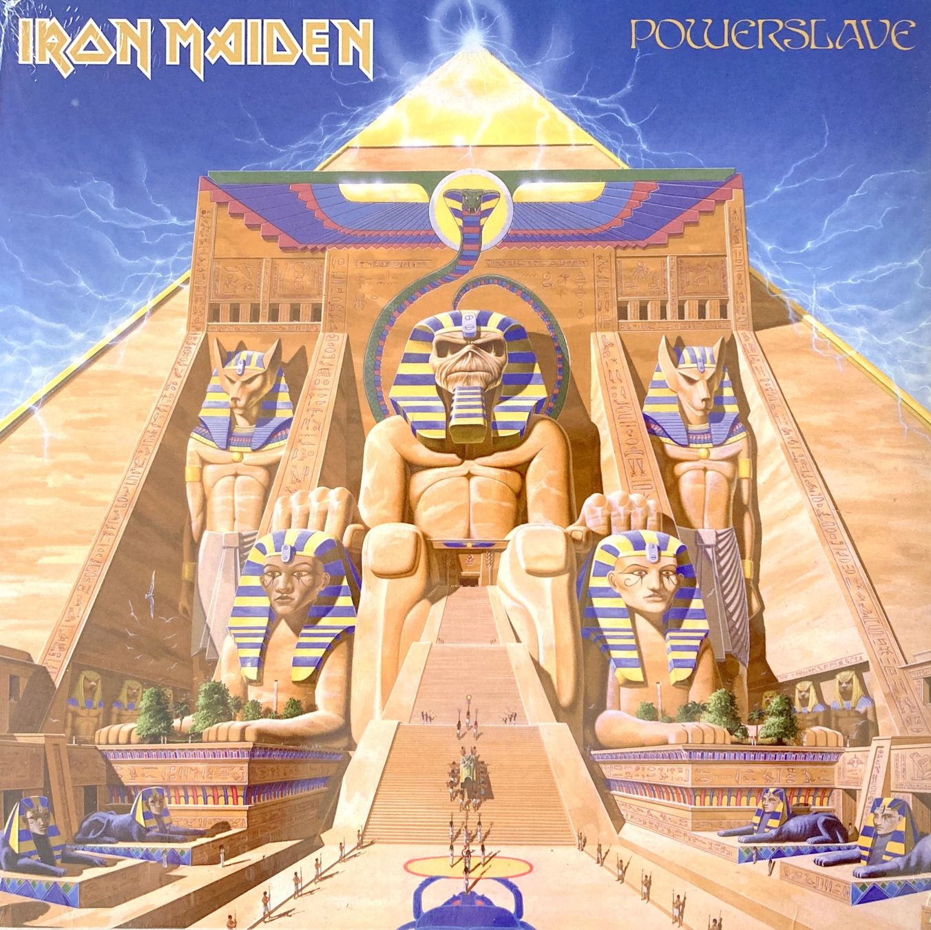 Dischi in vinile: IRON MAIDEN - POWERSLAVE – Nuovo e nell'imballaggio originale da Bottens venduto da hotter-than-hell