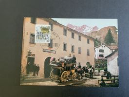 Alte Ansichtskarte Simplon-Dorf, unbeschrieben, Top!