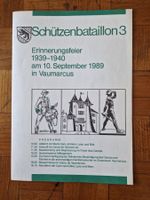 Schützenbataillon 3 - Schrift Erinnerungsfeier 1989