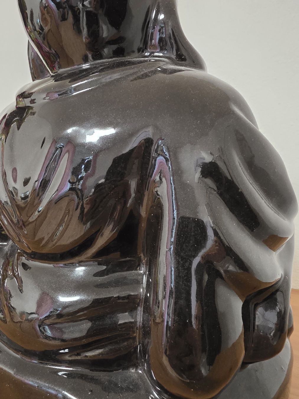 Statuette: Schwarze Buddha-Statue – Usato da Goldach venduto da Cooky2011 2