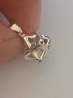 Exklusiver 3D-Merkava-Anhänger aus 925 Silber& S:Diamanten