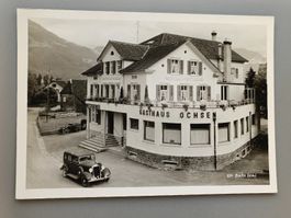 Echt Photo Karte / Buchs SG - Gasthaus Metzgerei Ochsen 1939