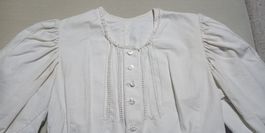 Antike bestickte Bluse Sonntagstracht Handgenäht 1900 1930