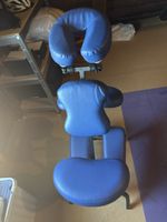 Massagestuhl blau klappbar sehr guter Zustand gebraucht