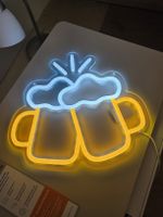 lumière en forme de biere 