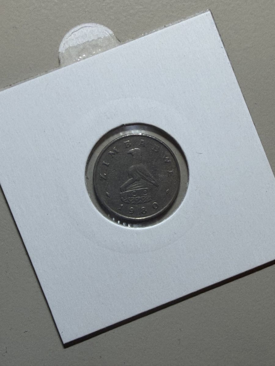 Toutes les monnaies: Zimbabwe- 5 cents - 1980 – D'occasion à Payerne par Mike1682 1