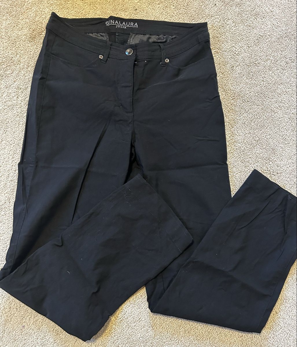 Pantaloni: Ginalaura Julia Damenhose, schwarz, Gr. 38 – Usato da Pfeffingen venduto da sasi25