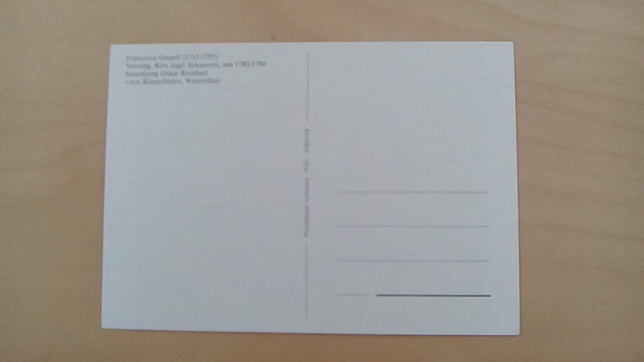 Cartoline postali: Kunstkarte Francesco Guardi, neu – Nuovo (secondo la descrizione) da Turbenthal venduto da Nautop 1