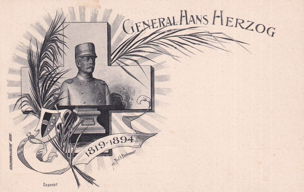 Aargau AG General Hans HERZOG um 1899 Kaufen auf Ricardo