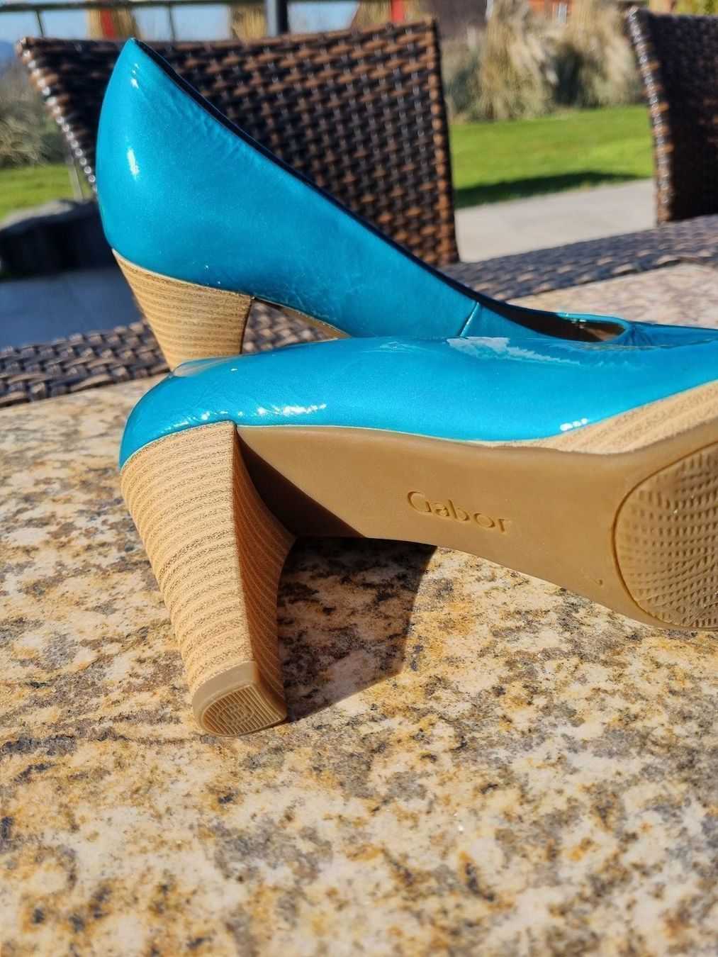 Gabor Damenschuhe: MEGA TÜRKIS-BLAUER PUMPS VON GABOR – Neu (gemäss Beschreibung) aus Möriken AG von rowyta 2