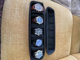 Uhren Set 5 Herrenarmbanduhren mit Etui guter Zustand