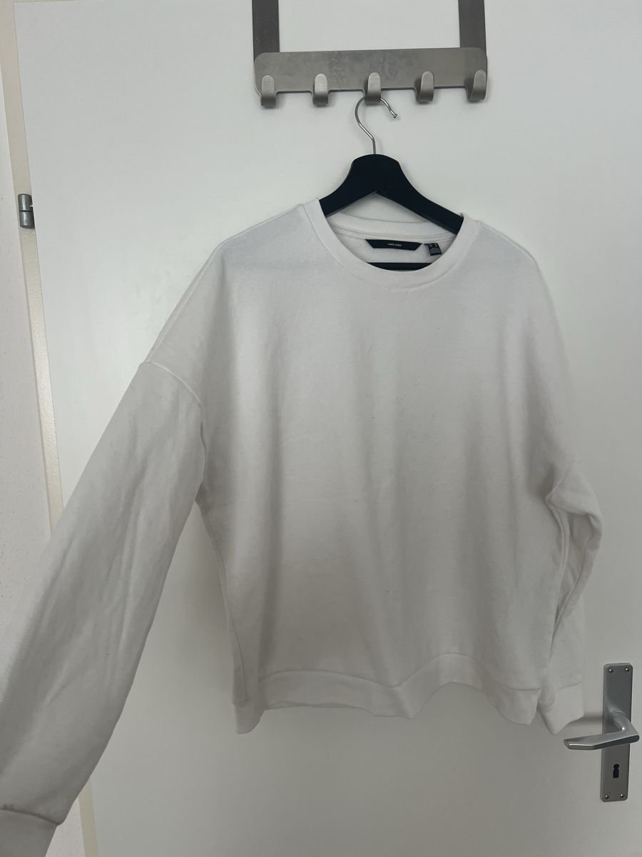 Maglioni & Felpe: Weisses Vero Moda Basic Sweatshirt, Gr. M, Top Zustand! – Usato da Wattwil venduto da skr_94