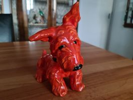 Goldscheider Figur Ida Meisinger Shcottish Terrier