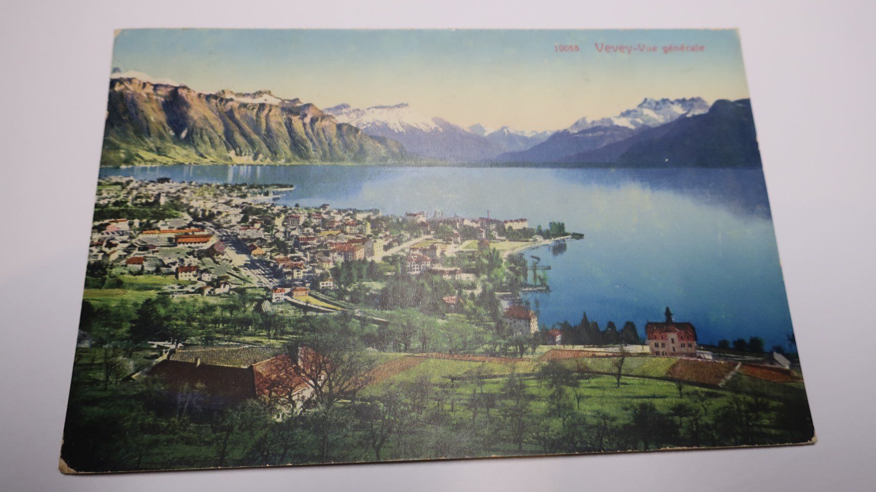 Cartoline postali: Vevey vue générale N°10055 – Usato da Cormoret venduto da Pascalll2001 1