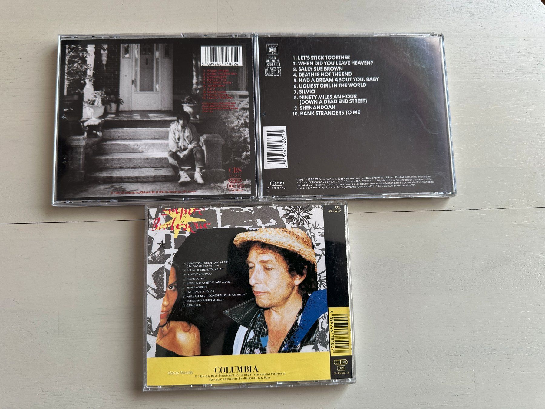 CDs: BOB DYLAN tolle CD's Empire Burlesque Down groove Under red – D'occasion à Basel par Partridge 1