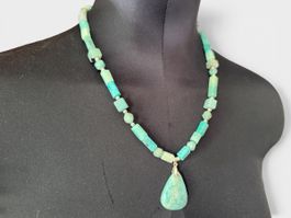 Unikat 💎 Neue Kette aus Amazonit mit Anhänger