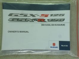 Bedinungsanleitung  Suzuki GSX-S / R Englisch    2022-2025