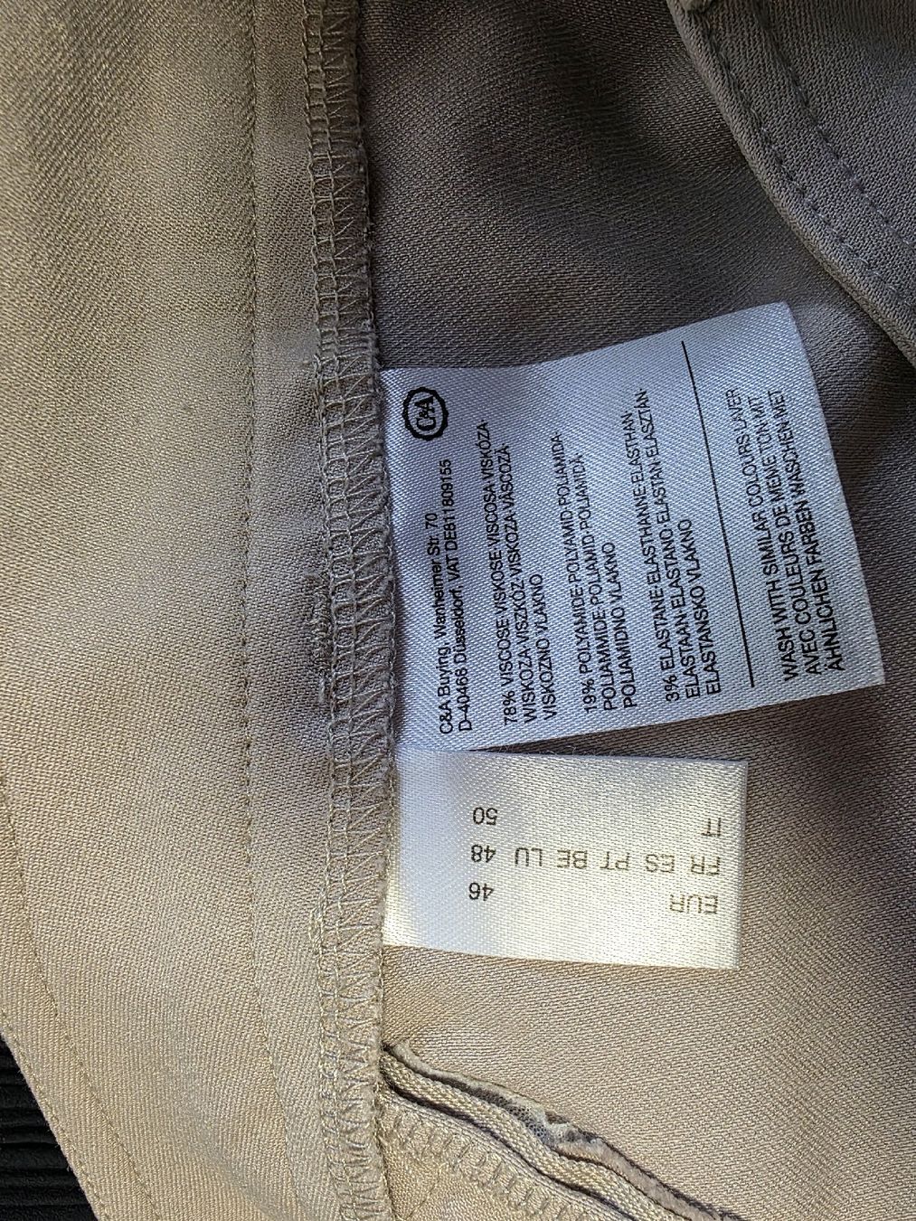 C&A Pantalons: Damen Hose Canda beige  – D'occasion à Volketswil par mic_27b5 2