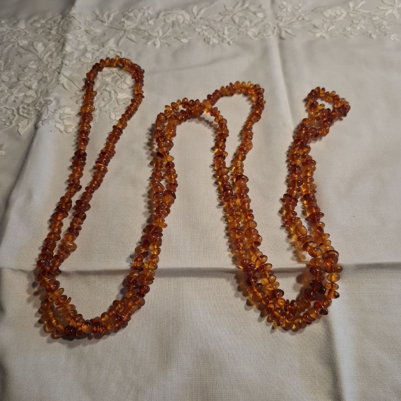 Catenine: Vintage Bersteinkette ca. 200cm – Usato da Nürensdorf venduto da DANG3REUX