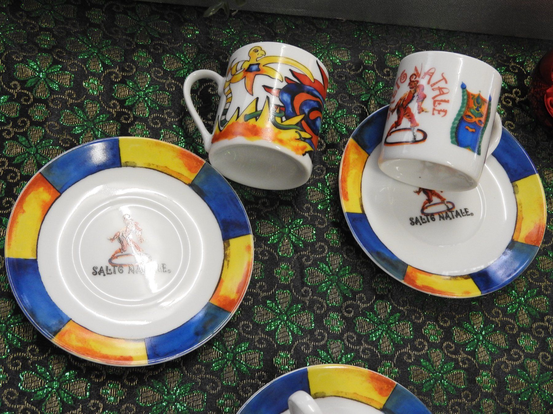 Geschirrsets: Mocca / Espresso Tassen "Salto Natale" – Gebraucht aus Stetten AG von Brissago25 3