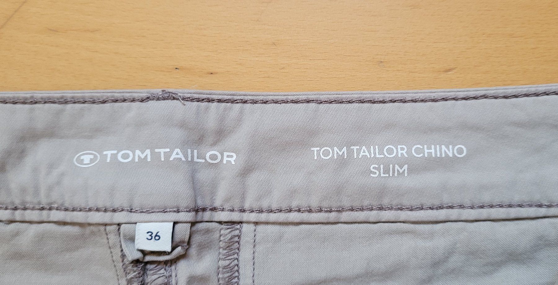 Tom Tailor Pantaloni: Tom Tailor Hose beige "Fabrikneu" Gr. 36 – Nuovo (secondo la descrizione) da Wetzikon ZH venduto da Zirben5 3