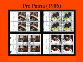 Viererblock - Serie "Pro Patria" (1986 )