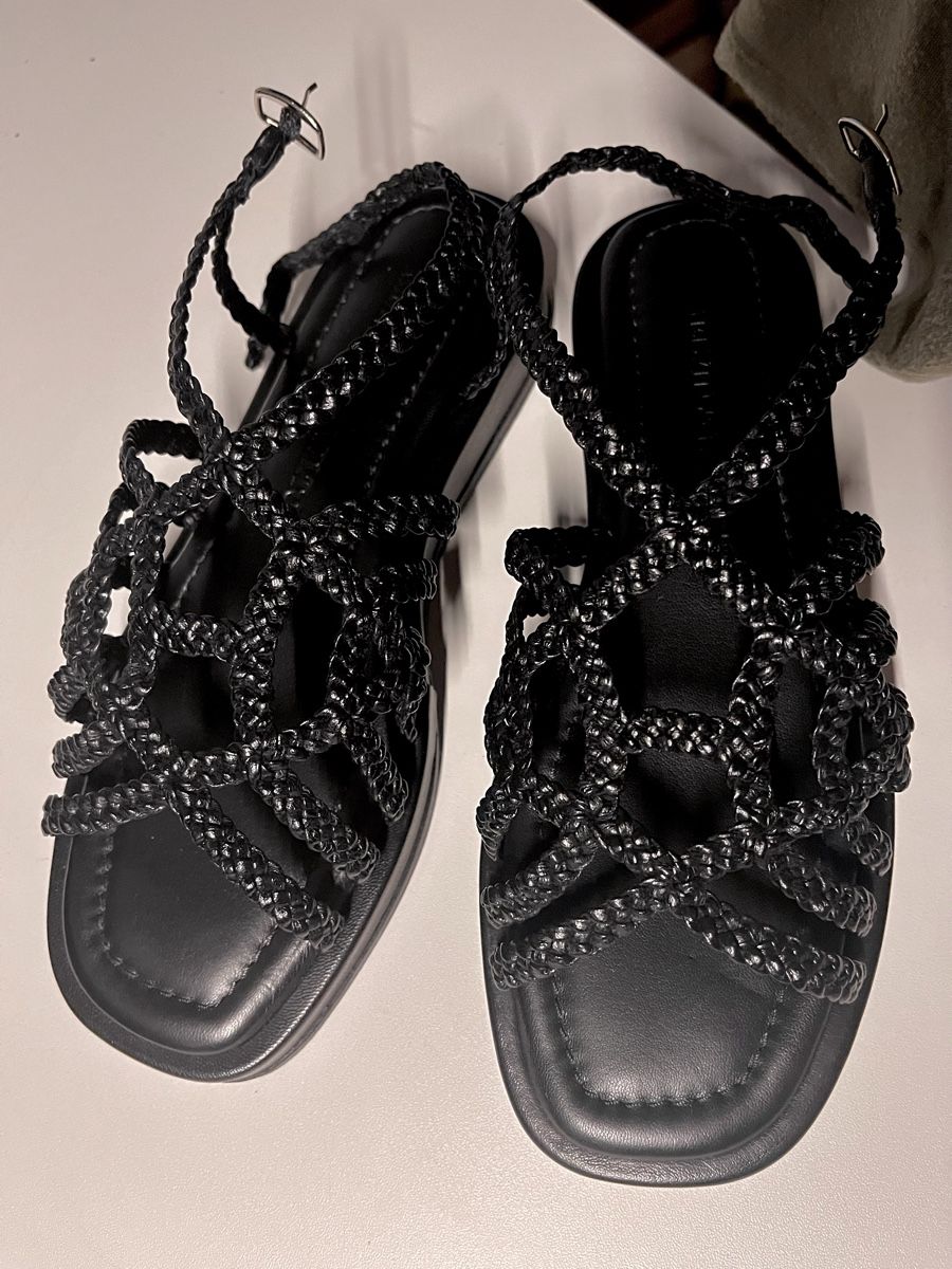 Damenschuhe: Melvin & Hamilton Black Braided Platform Sandals - Size 36 – Neu (gemäss Beschreibung) aus Thalwil von dia_kgx8 3