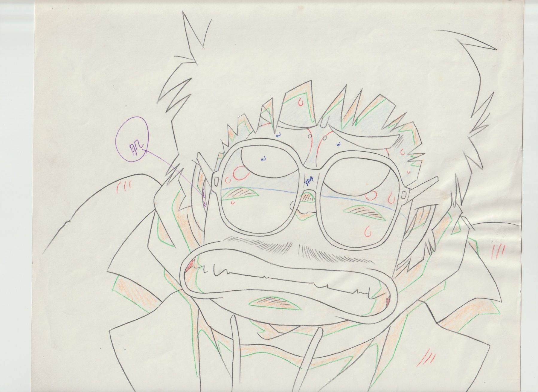 Dipinti: Original Anime Douga/Sketch 06 – Usato da Vuadens venduto da Chouchoujapan