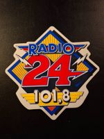 Vintage Rar Sticker Radio 24 (80er Jahre)