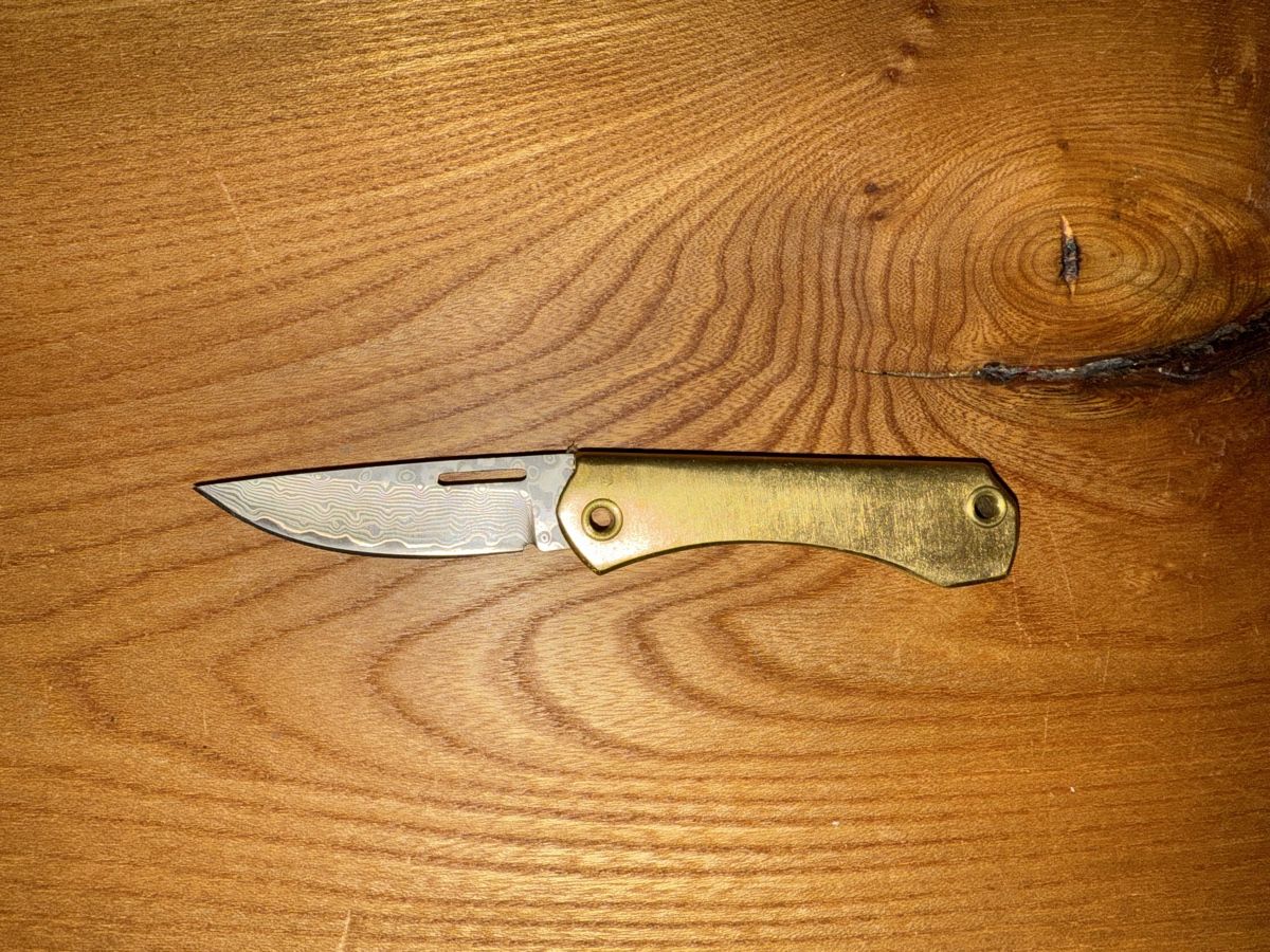 Coltelli tascabile: Higonokami Klappmesser Damast – Nuovo e nell'imballaggio originale da Goldingen venduto da Thomas.Perrin 1