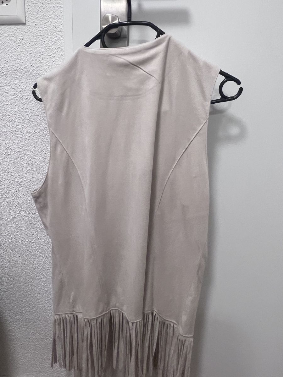 Gilet & Giacche senza maniche: Fransenweste in beige, Grösse M – Nuovo (secondo la descrizione) da Root venduto da Fashionhomeandmore 2