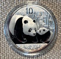 Silbermünze China Panda 2011, 1 Oz. Unze