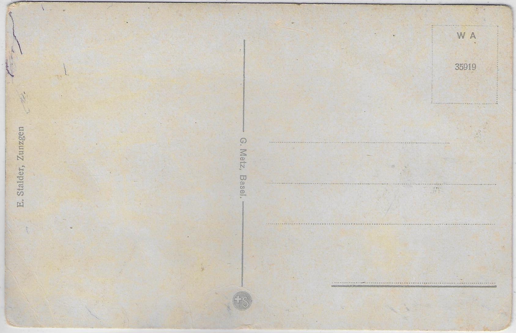 Cartes postales: Zunzgen - Generalansicht - Litho – D'occasion à Ettingen par Kartenplanet 1