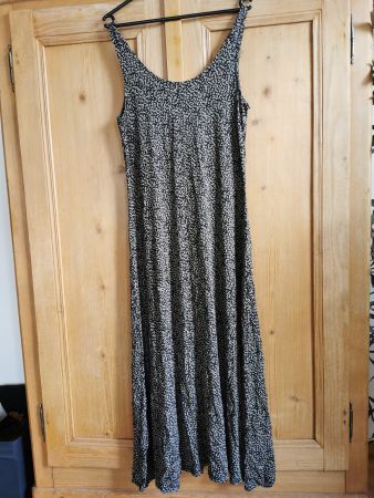 Ärmelloses Marc O'Polo Jerseykleid Grösse M / schwarz/taupe