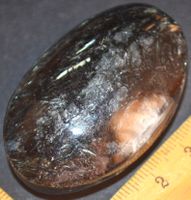 Deko Heilstein L-4284 – Arfvedsonit Oval 53x34mm 51 Gramm