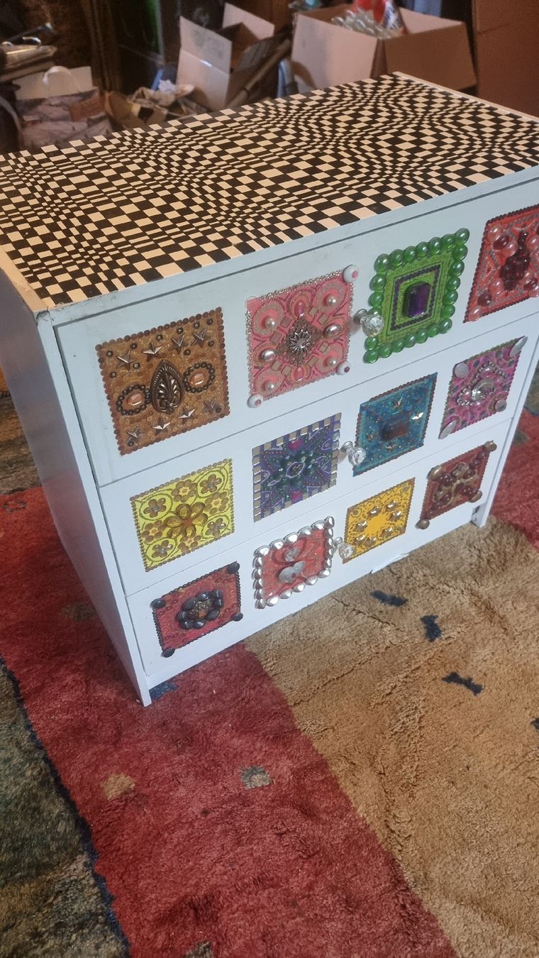 Cassettiere: Schöne Vintage Kunst Kommode – Usato da Sils im Domleschg venduto da platin01 9